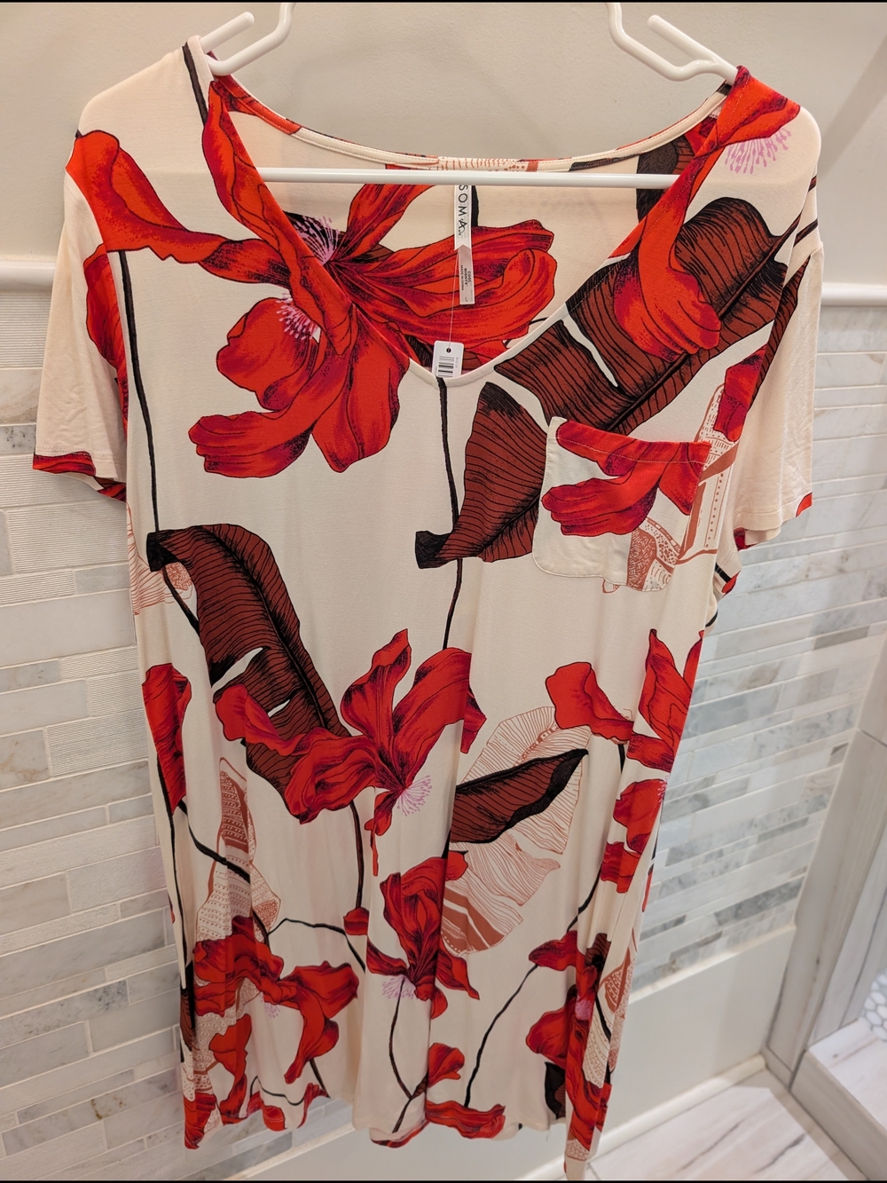 NWT Soma Floral Cool Night Sleep Shirt